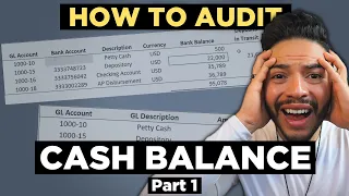 How To Audit Cash | Part 1 of 3 | Bank Reconciliation, Outstanding Checks and Deposits in Transit