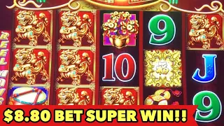 ⭐️DANCING DRUM $8.80 SUPER WIN⭐️MIGHTY CASH | GOLDEN CHARM | 5 TREASURE BONUS SLOT MACHINE