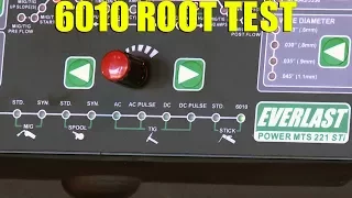 🔥 6010 Root Pass and Hot Pass with Restarts (Everlast PowerMTS 221STi)