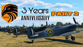 War Thunder - 3 Years Historic Warbird Flight  Airshow  part2 cinematic  #WarThunder #cinematic