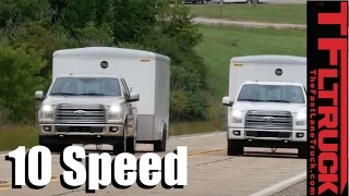 2016 vs 2017 Ford F-150 10-Speed 0-60 MPH Mashup Towing Review: How Fast is the Gen2 3.5L EcoBoost?