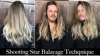 Shooting Star Balayage Technique