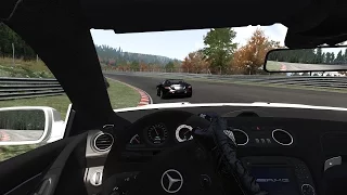 Mercedes SL65 AMG Black Series vs Mercedes SLR McLaren at Nürburgring / Assetto Corsa