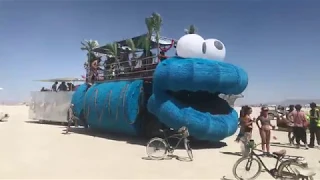 Art Car Line: Day 2 - Department of Mutant Vehicles @ Burning Man 2019