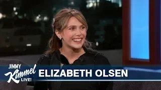 Elizabeth Olsen on Scarlet Witch & Hiding from Jimmy Kimmel