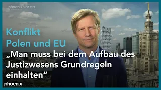 Konflikt Polen und EU: Schaltgespräch mit Jan Pallokat (ARD-Studio Warschau) am 19.10.21