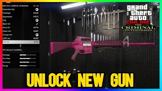 GTA Online: The Criminal Enterprises DLC Update - How To UNLOCK New GUN / WEAPON - Service Carbine