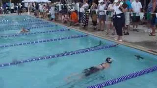 Jackie's 100M Freestyle 11 years old 2013