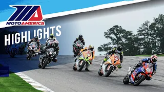 MotoAmerica Steel Commander Stock 1000 Race 1 Highlights at Alabama 2023