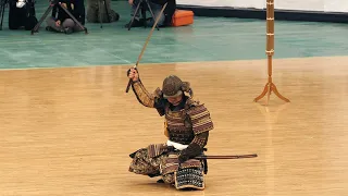 Shojitsu Kenrikata Ichi-ryu Katchu Batto-jutsu - 42nd Japanese Kobudo Demonstration (2019)