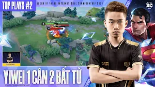 YIWEI 1 CÂN 2 BẤT TỬ | TOP PLAYS #2 AIC 2021