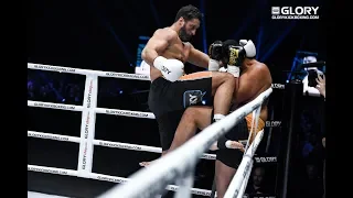 GLORY 62: Jamal Ben Saddik vs. Junior Tafa (Tournament Quarter-Final) - Full Fight