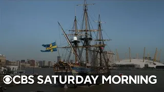 World’s largest wooden sailing ship docks in London