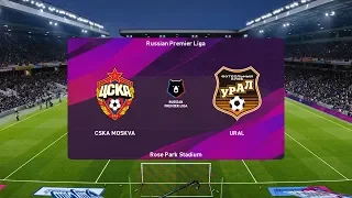 PES 2020 | CSKA Moscow vs Ural - Russian Premier Liga | 29/02/2020 | 1080p 60FPS