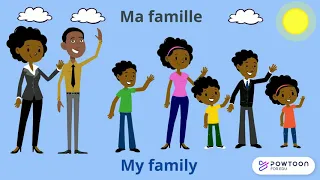 Ma famille My family song in French with English words