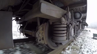 [GoPro] Тележка пассажирского вагона КВЗ-ЦНИИ / [GoPro] Passenger car bogie