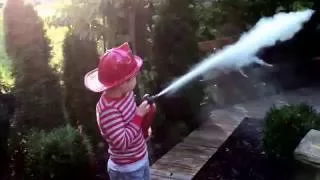 kids using fire extinguishers