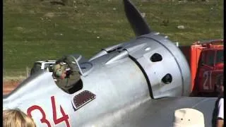 Polikarpov I-16 No.34 at Wanaka New Zealand 1998.