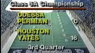 1985 Texas 5A Final p9 - Jack Yates vs Odessa Permian