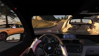 Assetto Corsa 2021 California Coast traffic onbaord replay in a BMW F80 M3cs