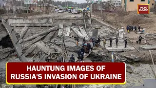 Streets Turned Cemeteries In Mariupol; Mass Destruction In Luhansk | Haunting Images Of Invasion