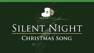 Silent Night - Piano Karaoke / Sing Along on E (Lower Key)