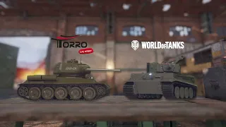 1/30 RC T-34/85 & Tiger I World of Tanks | Torro