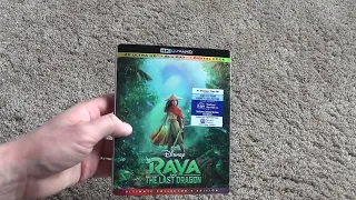 Disney's Raya and The Last Dragon 4K UltraHD + Blu-Ray + Digital Code Unboxing