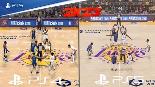 NBA 2K23 PS4 VS PS5 COMPARISON / REVIEW