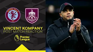 Kompany Proud of Clarets Resolve Despite "Frustrating" Result | REACTION | Aston Villa v Burnley