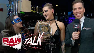 Jeff Hardy, Rhea Ripley & Nikki A.S.H. and Doudrop talk up their victories: Raw Talk, Sept. 20, 2021