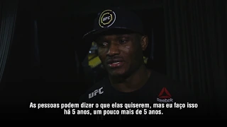 UFC Chile: Entrevista de backstage com Kamaru Usman