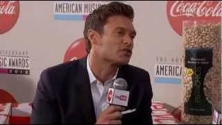 AMA 2012, Ryan Seacrest, Red Carpet Interview