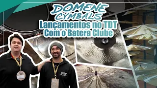 Testando os Novos DOMENE Cymbals no TDT com o Batera Clube