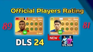 Players Rating in the next DLS24 UPDATE 🤯 PT 2