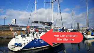 RYA Day Skipper: Boat Handling - Tight turn in Rothesay Harbour