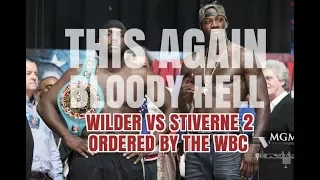 WBC ORDERS REMATCH BETWEEN DEONTAY WILDER VS BERMANE STIVERNE