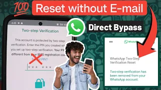 How to Reset Two Step Verification in WhatsApp without email |Whatsapp Verification Code Not Receive