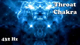 (POWERFUL 432 Hz) #5 THROAT CHAKRA Activation and Balancing (15 minute meditation)