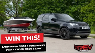 WIN THIS LAND ROVER DISCO + FOUR WINNS BOAT + £5K OR DISCO & £40K