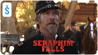 Seraphim Falls (2006) | Scene: Trapped by the flames, Carver's wife and children perish