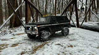 Muddy Snow at Hammel Woods! Feat. Traxxas TRX4 Bronco, Element Gatekeeper, and more!