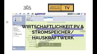 2018: WIRTSCHAFTLICHKEIT PV & STROMSPEICHER/HAUSKRAFTWERK