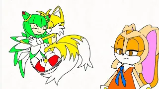 Cream ve a Tails con cosmo 🌱🐇