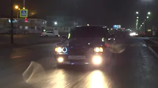 Е34 BMW. Ossetia driving. Drift, yes.