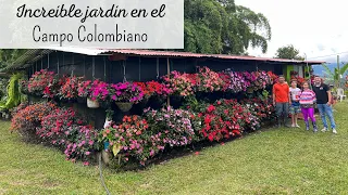 IMPRESIONANTE jardín en el campo Colombiano |  la magia de las plantas