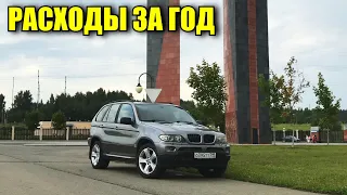 РАСХОДЫ за Год владения старым BMW X5 E53. Отзыв владельца