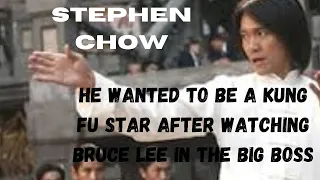 STEPHEN CHOW...Inspired by Bruce Lee to become a Martial Art Star.