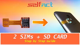 How To Use Both 2 SIM With SD CARD with Hybrid SIM Slot Adapter | Sim Adapter
