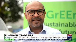 European Union and SNV Ghana meet with selected SMEs in Kumasi- The Market Place on JoyNews(28-10-21